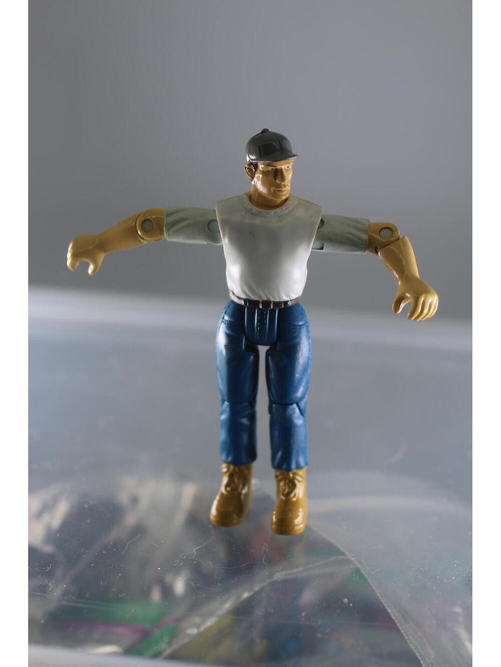 Tonka Action Figure Mighty Motorized Truck Driver White Shirt Figure Tonka Toy